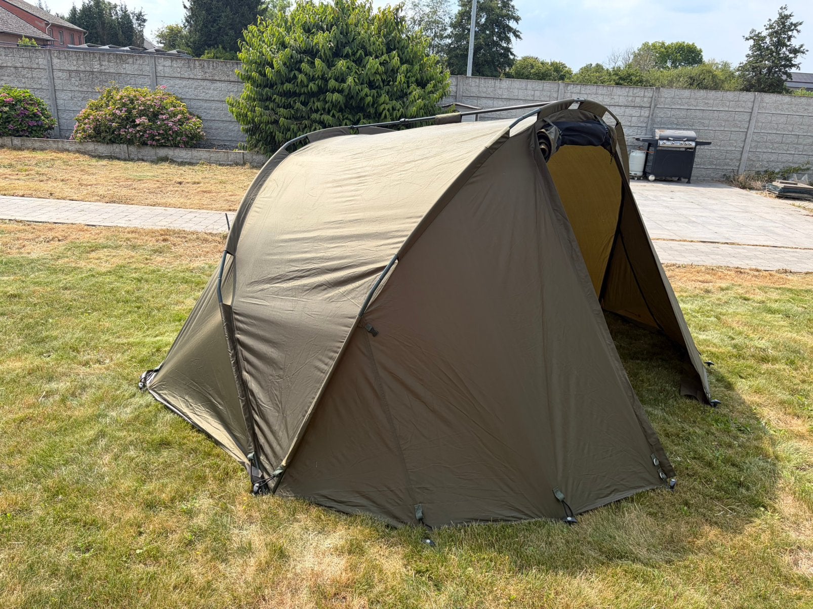 Bedchair & tent & beetmelders, Ophalen