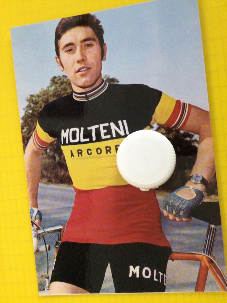 wielerfoto team molteni  eddy merckx, Verzenden, Zo goed als nieuw