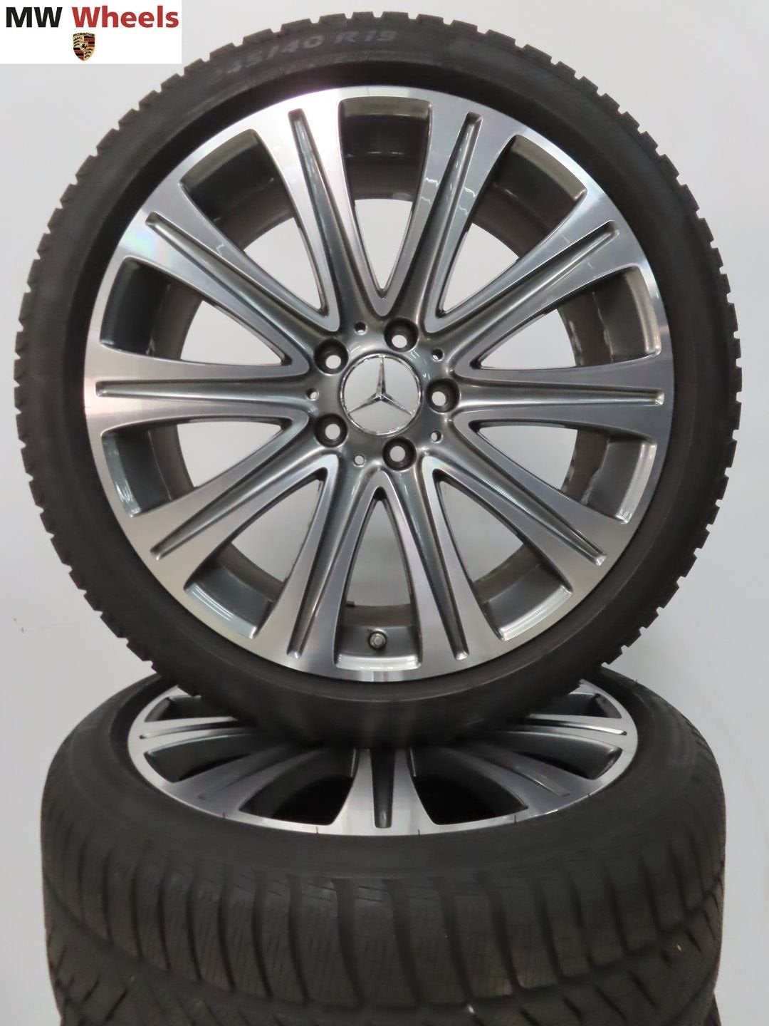 Originele Mercedes E Klasse W213 19 inch velgen winterbanden, Autos : Pièces & Accessoires, Pneus & Jantes, Pneus et Jantes, Véhicule de tourisme