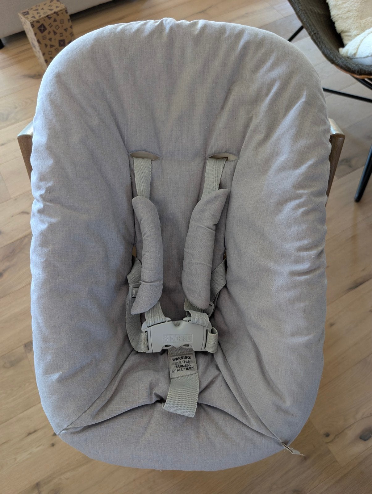 Babyzitje Stokke, Ophalen, Zo goed als nieuw, Meegroeistoel