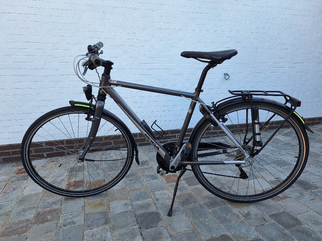 Herenfiets, Fietsen en Brommers, Gebruikt, Velgrem, Versnellingen, 49 tot 53 cm