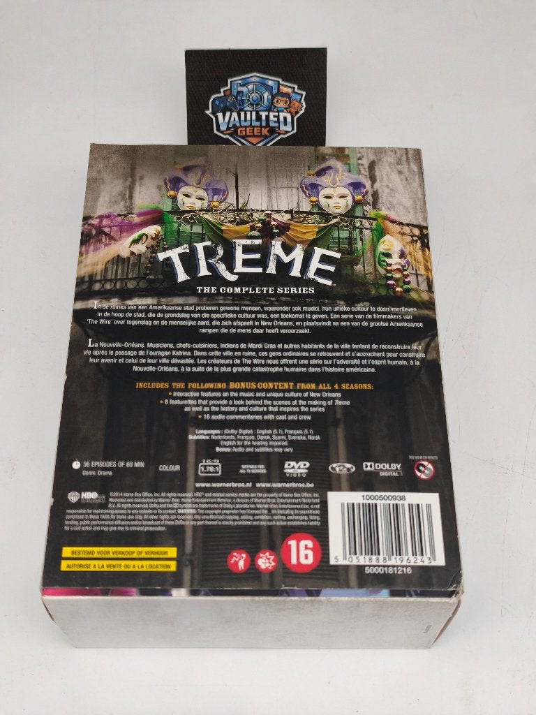 Coffret DVD Treme Complete Series 1-4, À partir de 16 ans, Utilisé, Anglais, Matériel bonus