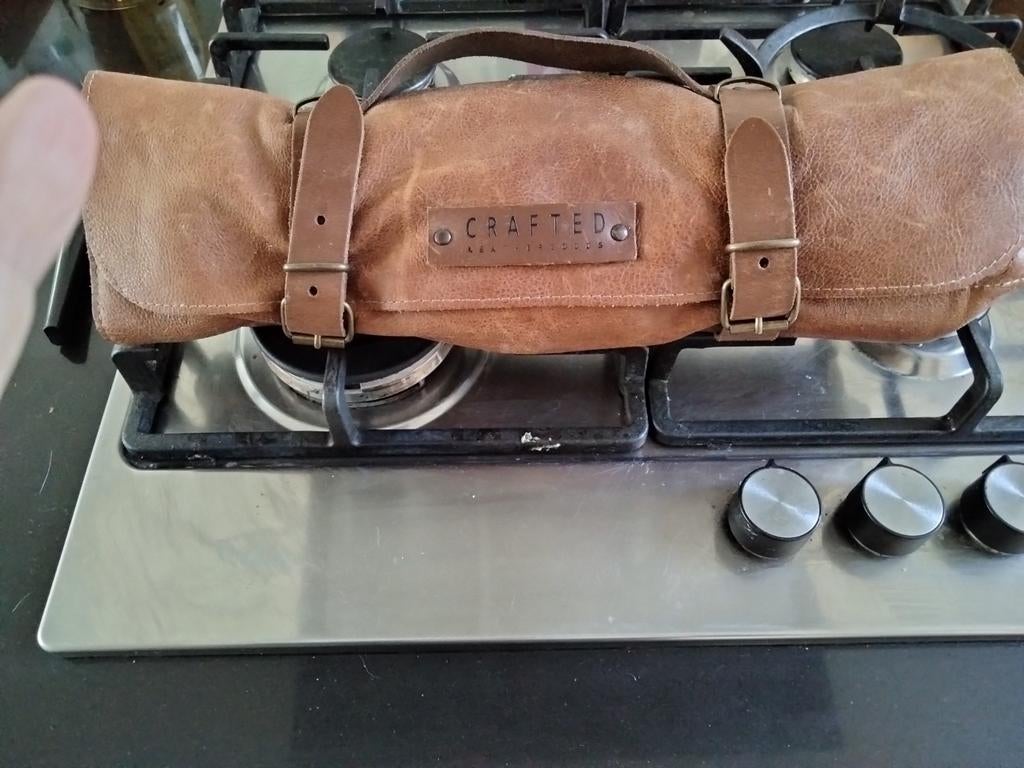 Sac à couteaux en cuir Vinted ! Du vrai cuir ! Très haute qu, Enlèvement