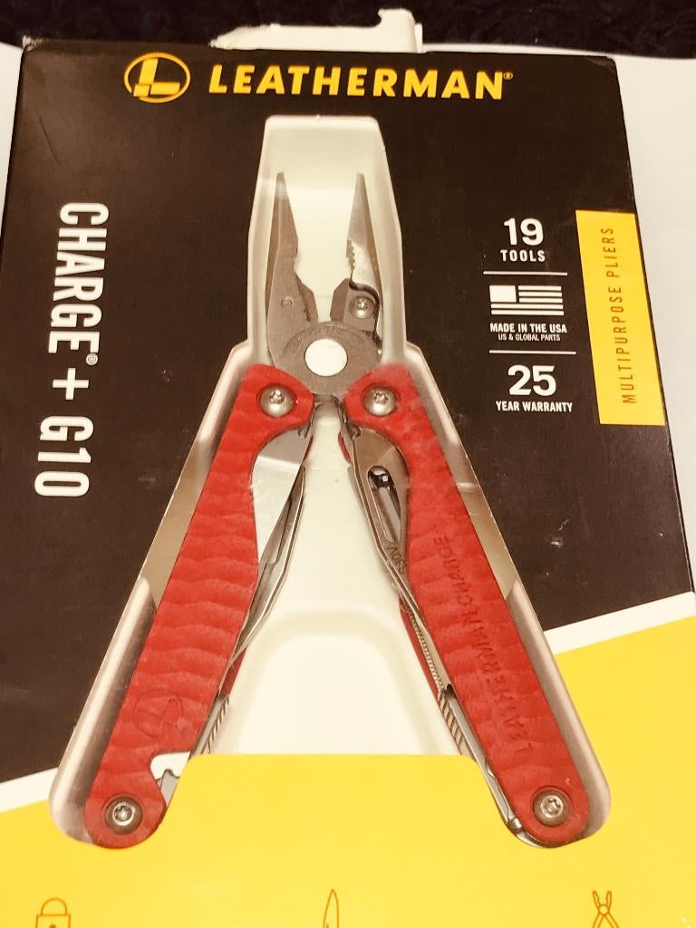 Leatherman Charge+ Plus G10 Inferno Red Limited Edition Rare, Ophalen of Verzenden, Nieuw
