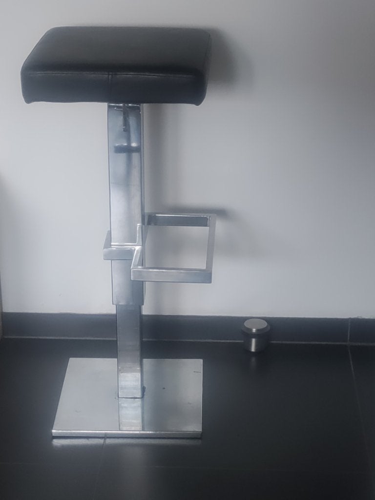 Design aluminium kruk 2 stuks, 2 tabourets, Enlèvement, Utilisé, Métal