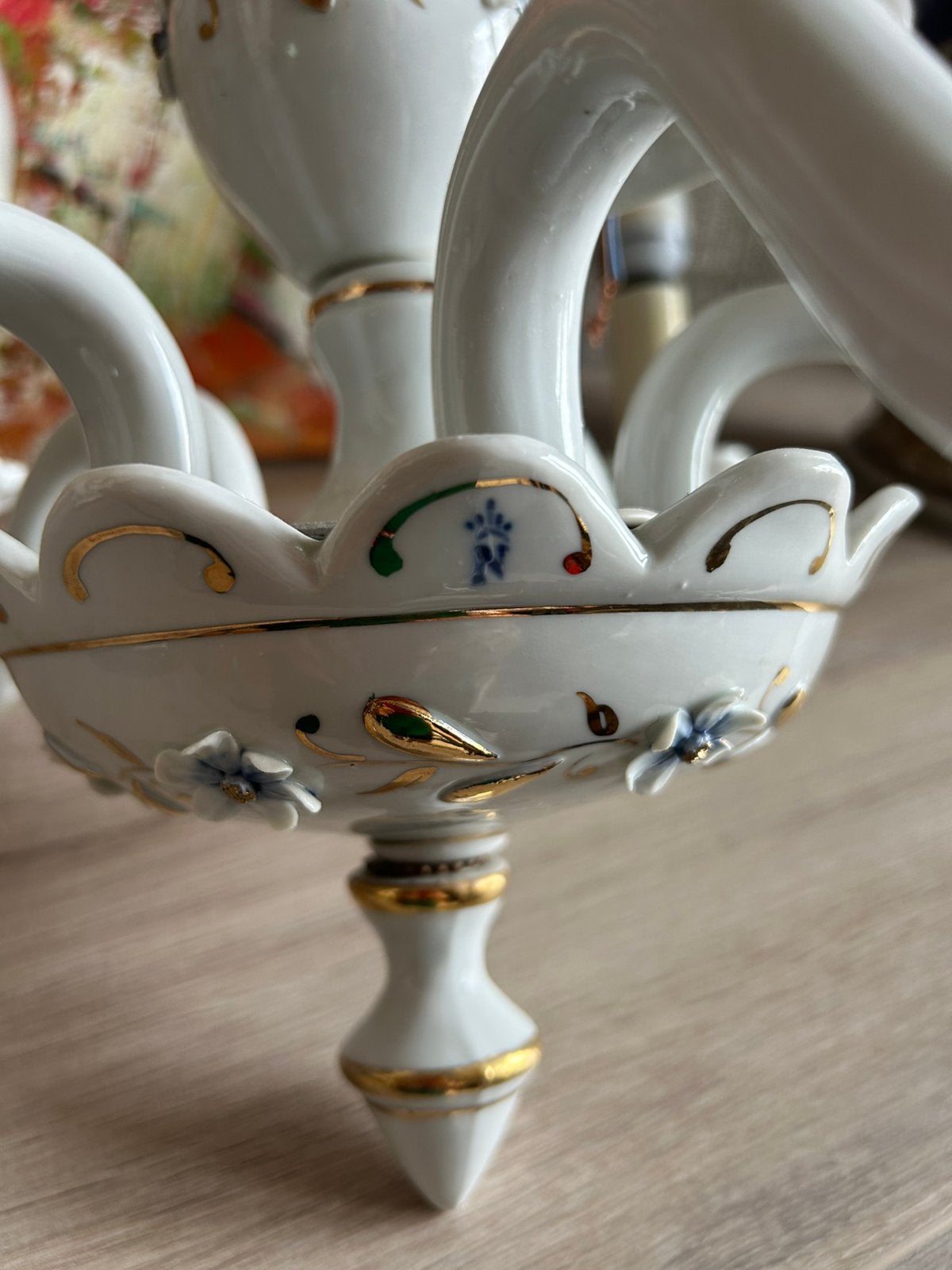 Prachtige Antieke kroonluchters Capodimonte, Antiquités & Art, Enlèvement