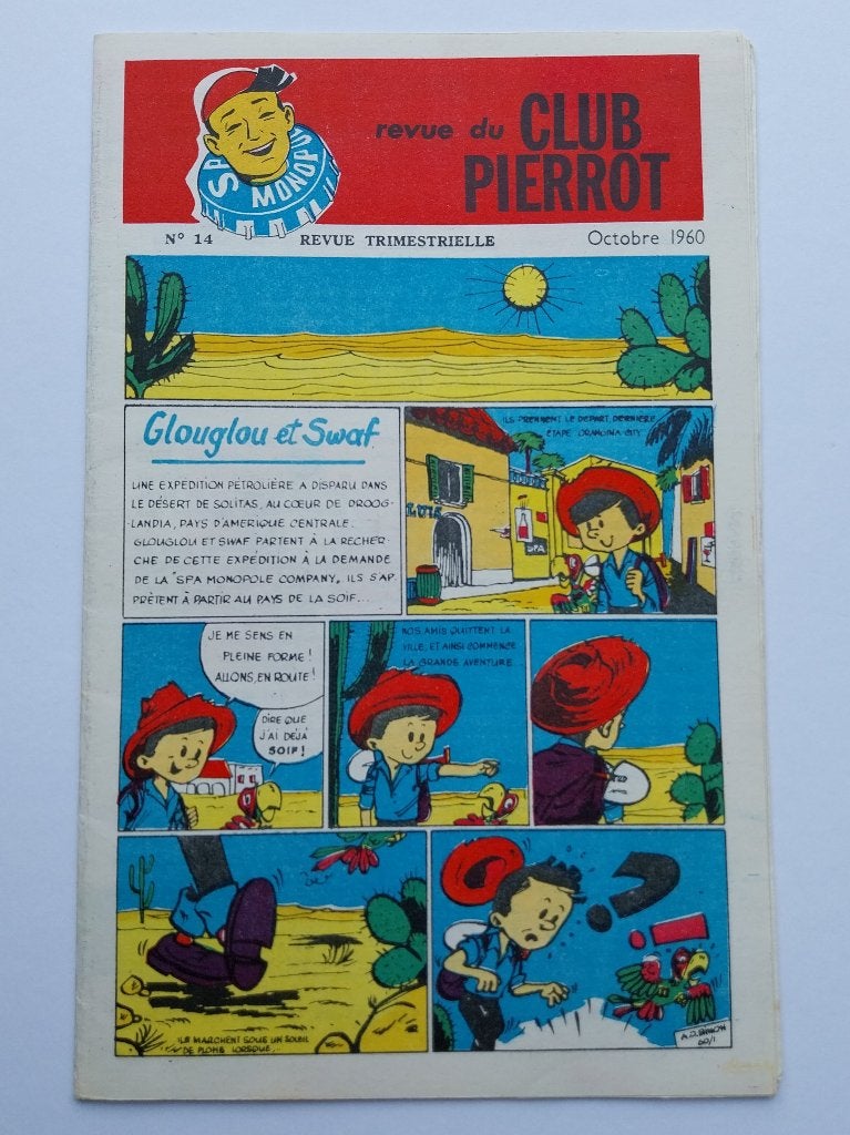 Spa Monopole - Revue du Club Pierrot - Octobre 1960, Collections, Enlèvement ou Envoi
