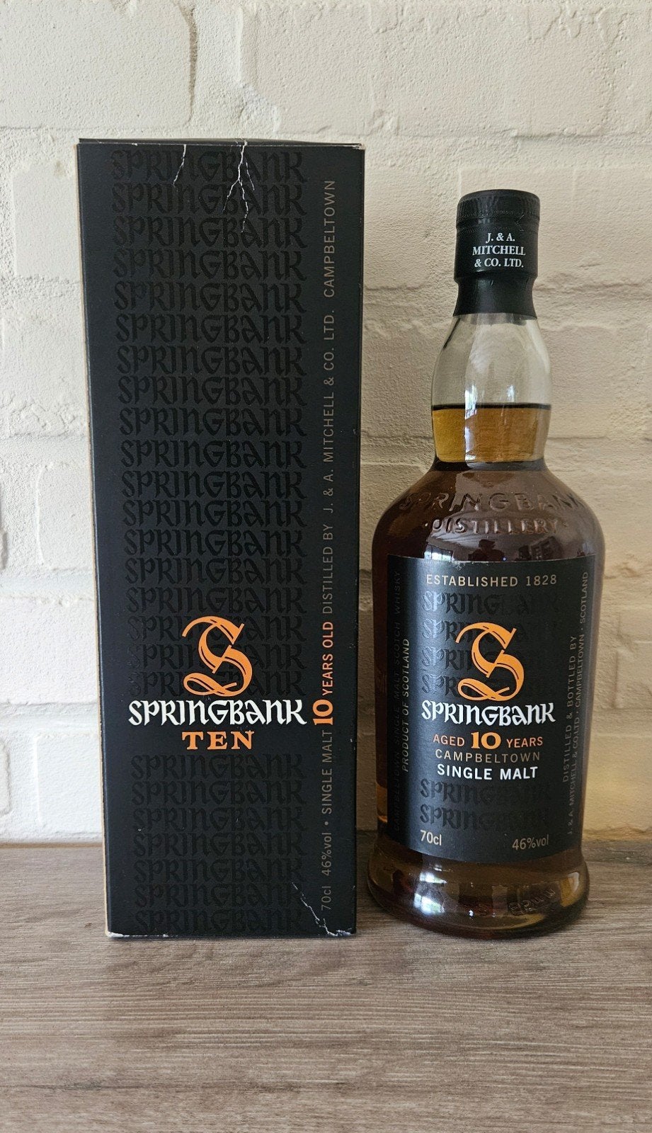 Springbank Ten 10 years old 2012 bottled whisky, Verzamelen, Ophalen of Verzenden