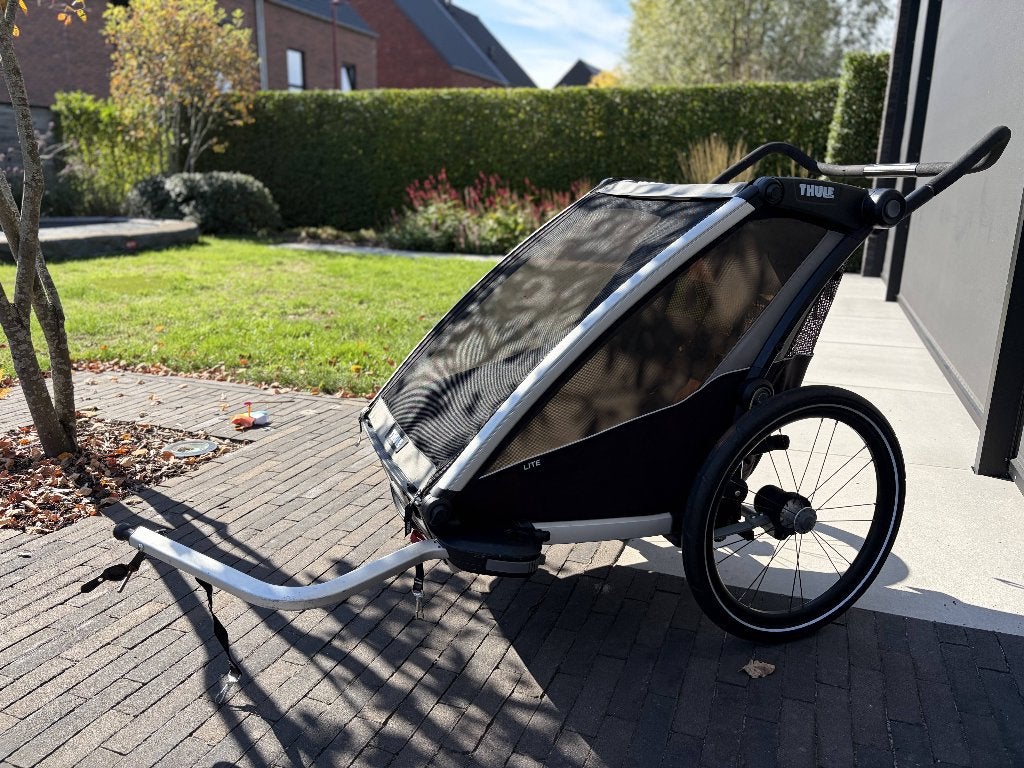 Thule chariot lite 2 (fietskar), Fietsen en Brommers, Ophalen, Vering, 20 tot 40 kg, Zo goed als nieuw