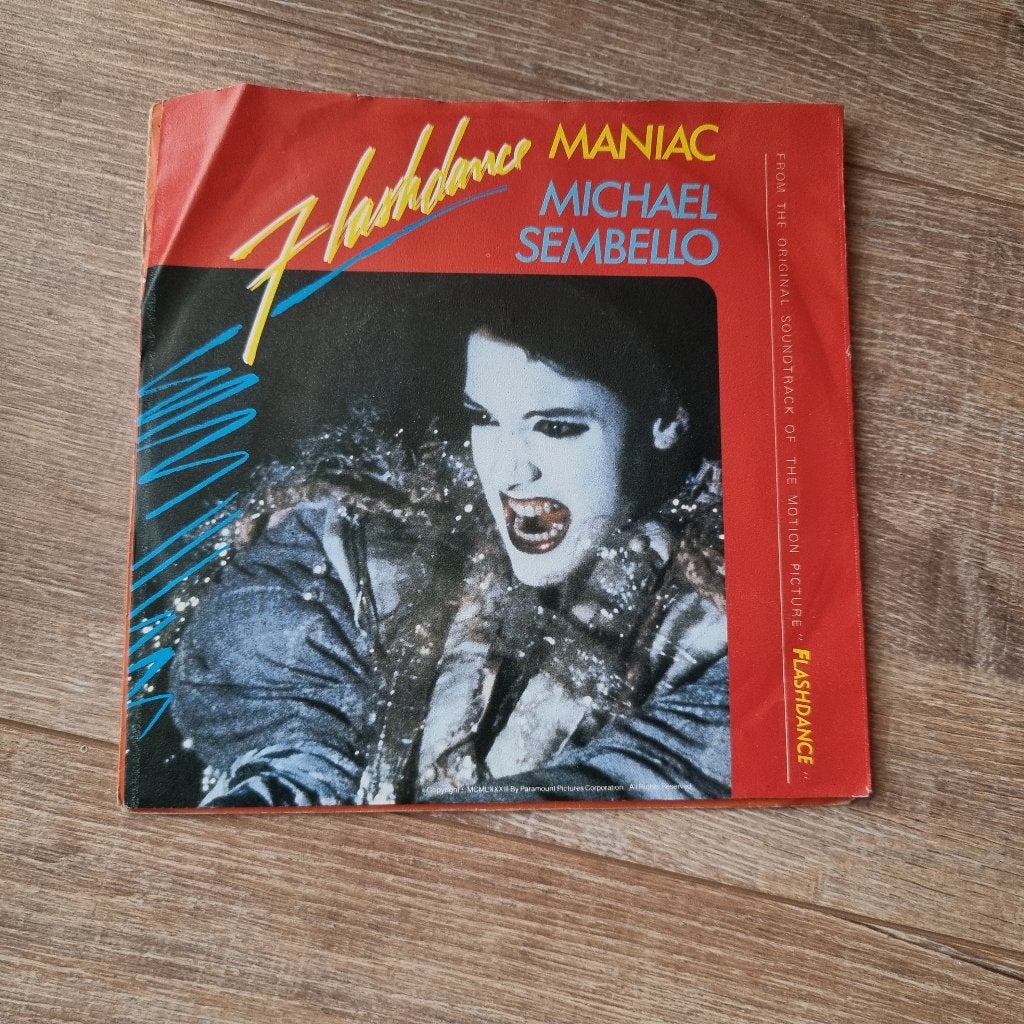7" Michael Sembello – Maniac, CD & DVD, Enlèvement ou Envoi, Utilisé, 7 inch, Musique de films et Bande son