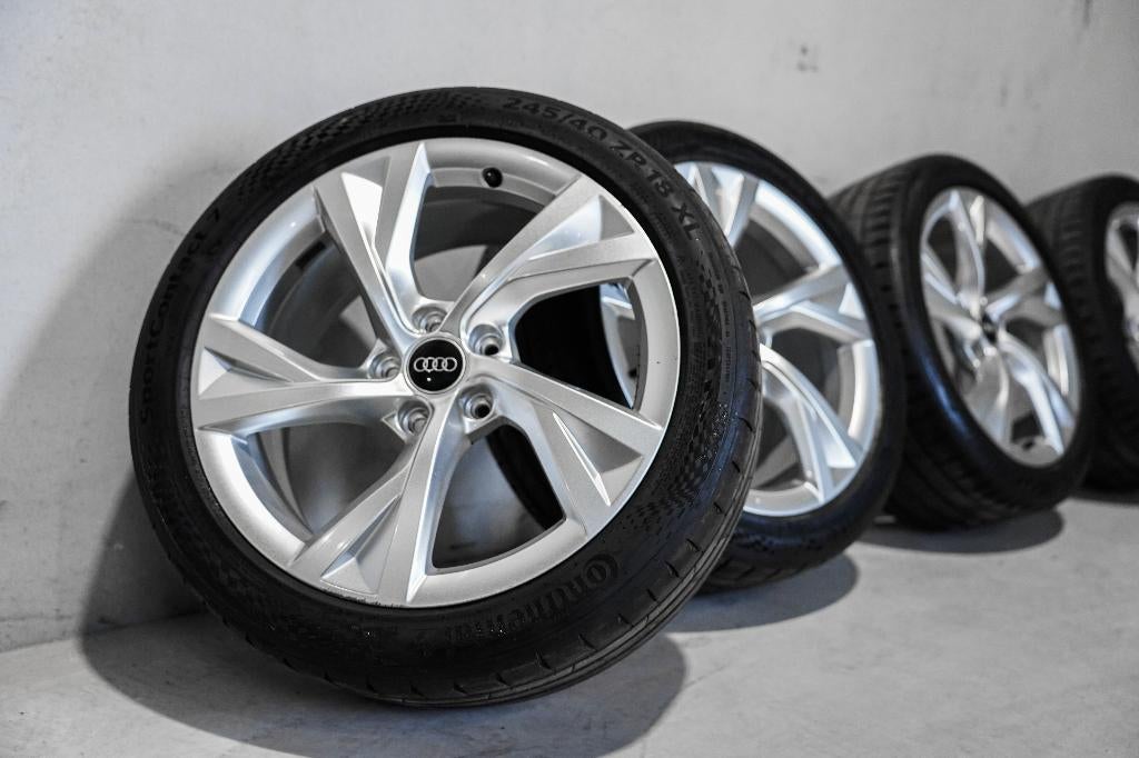 Kit été 18' original pour AUDI A4 (et autres)(Jantes + Pneus, Ophalen, 18 inch, Velg(en), Personenwagen