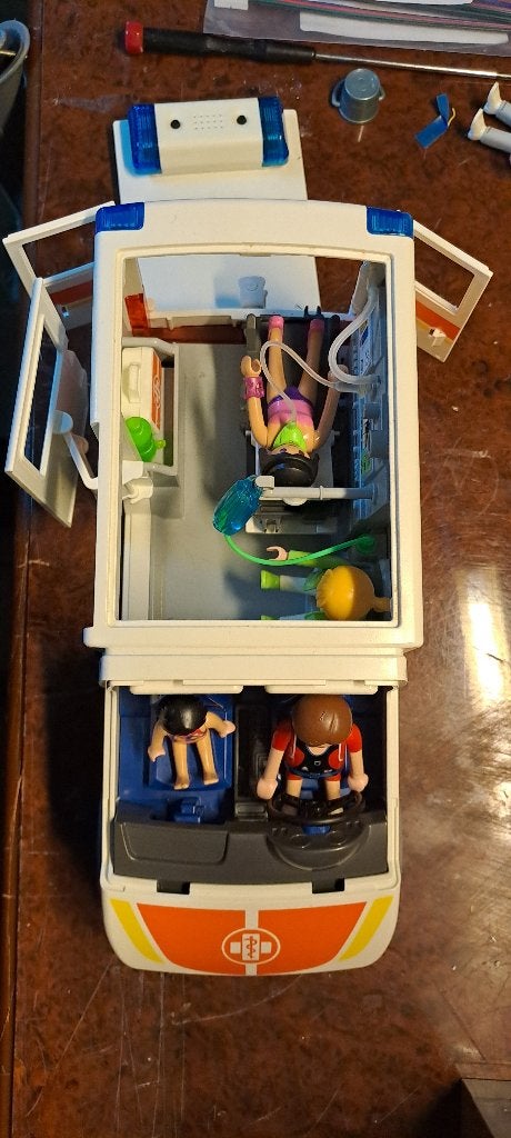 playmobil ambulance, Ophalen