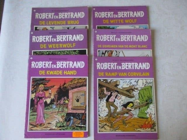 Robert en Bertrand  6 KEER, Meerdere stripboeken, Ophalen of Verzenden, Gelezen, Willy vandersteen