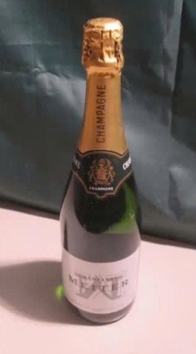 Prima Fles Champagne - Meiter, Ophalen of Verzenden, Zo goed als nieuw, Champagne, Vol
