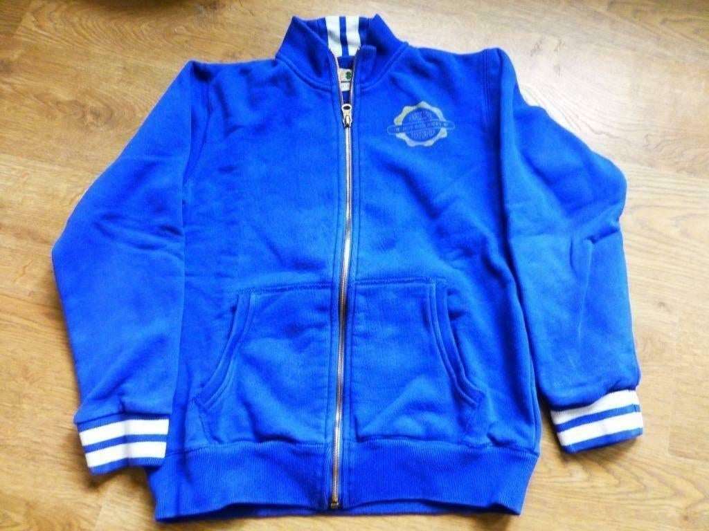blauwe trui / vest CKS maat 140, Garçon, Enlèvement ou Envoi, Pull ou Veste, Cks