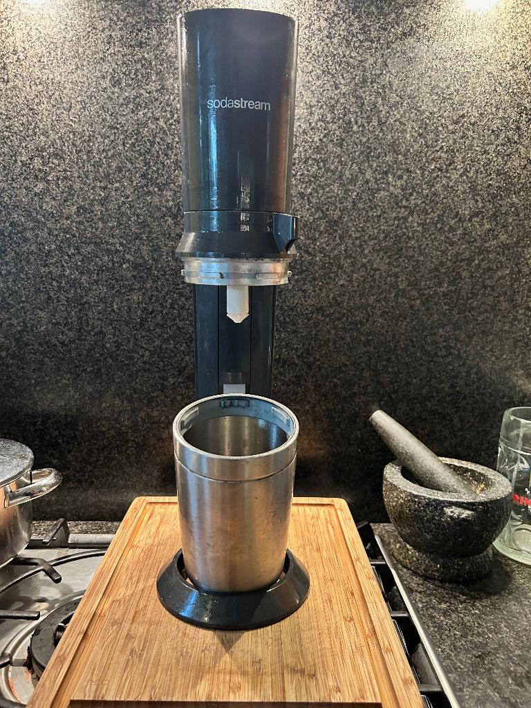 Soda stream voor glazen flessen, Enlèvement, Utilisé