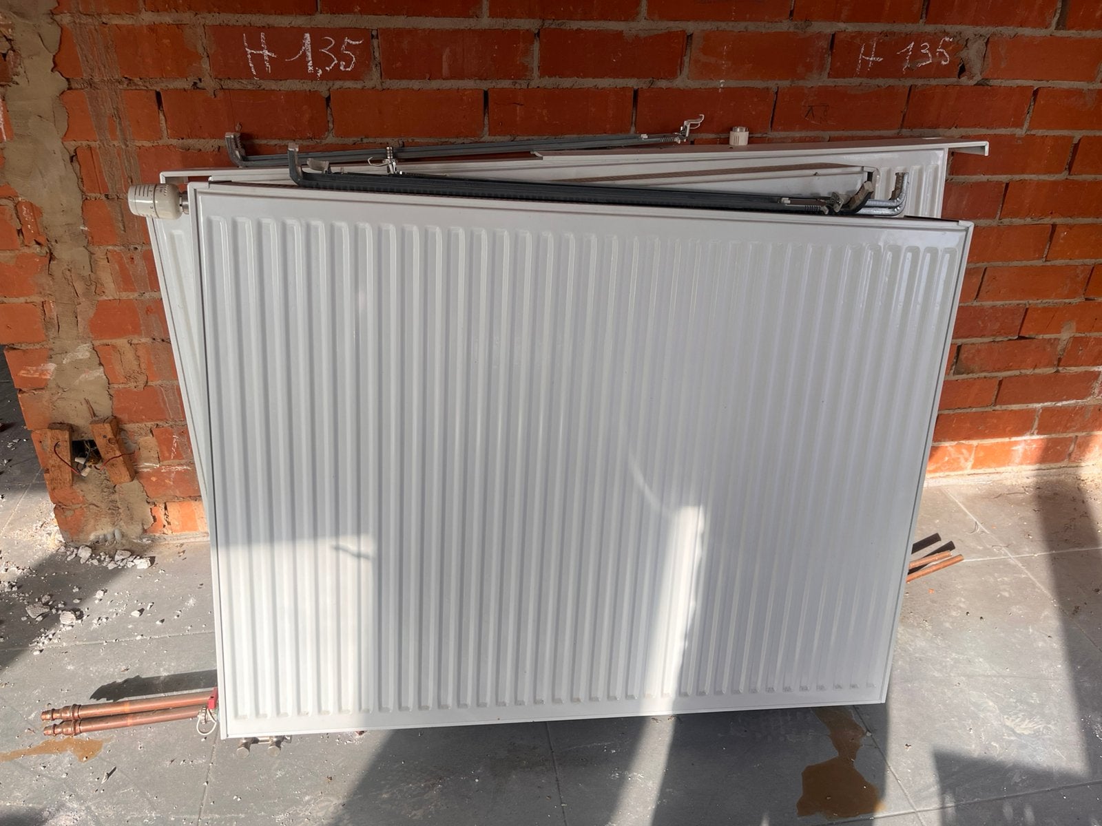 5 radiators, Ophalen, Zo goed als nieuw