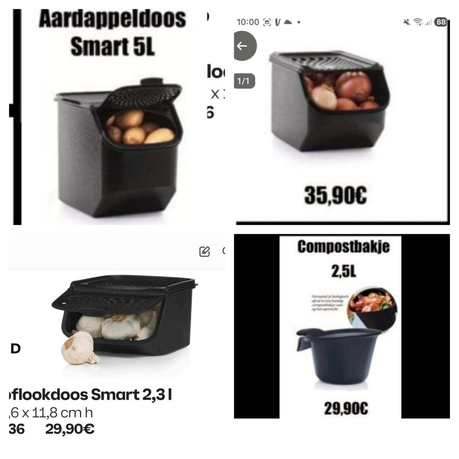 nieuwe smartdozen set van tupperware +gratis verzending, Jardin & Terrasse, Chauffage de terrasse, Enlèvement ou Envoi, Neuf