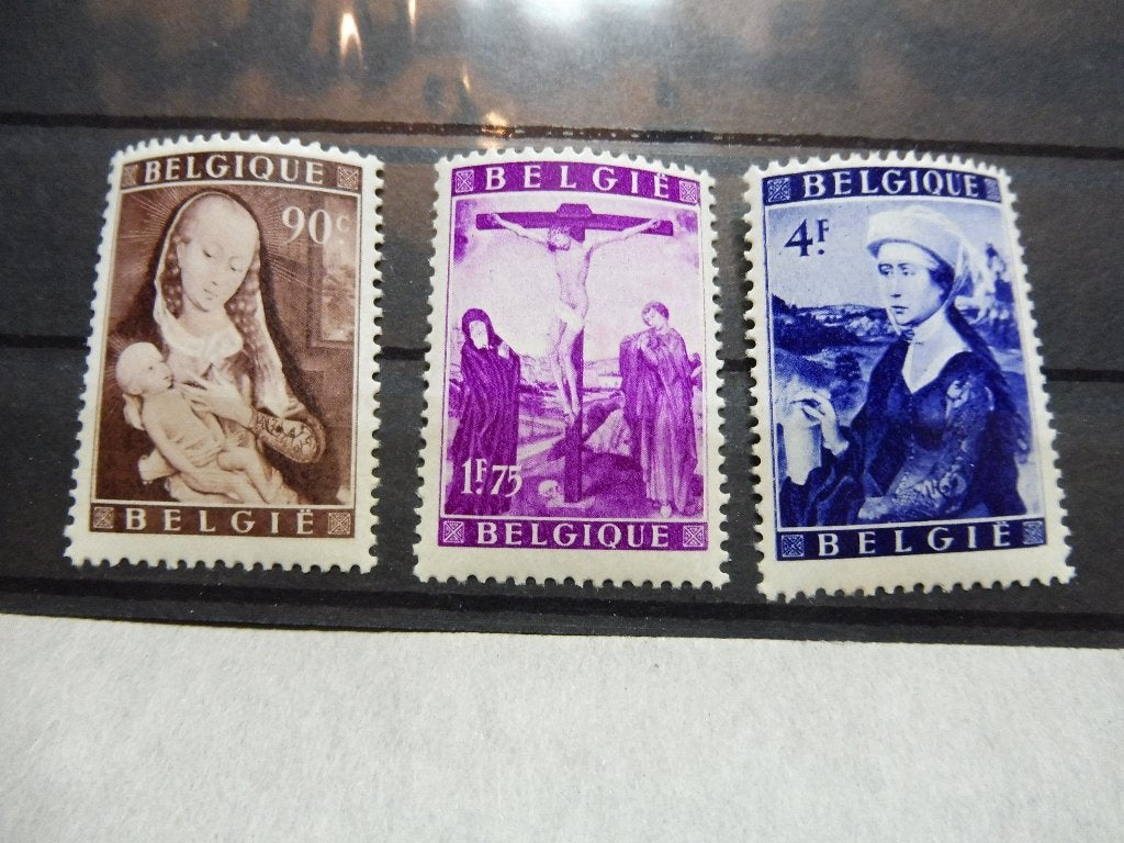 België deel1 (3005/02), Sans timbre, Autre, Trace d'autocollant, Enlèvement ou Envoi