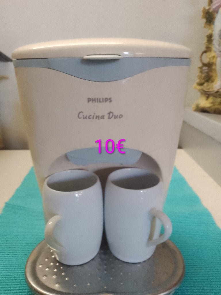 koffiezet cucina due philips, Koffiemachine, Gemalen koffie, Ophalen of Verzenden, Zo goed als nieuw