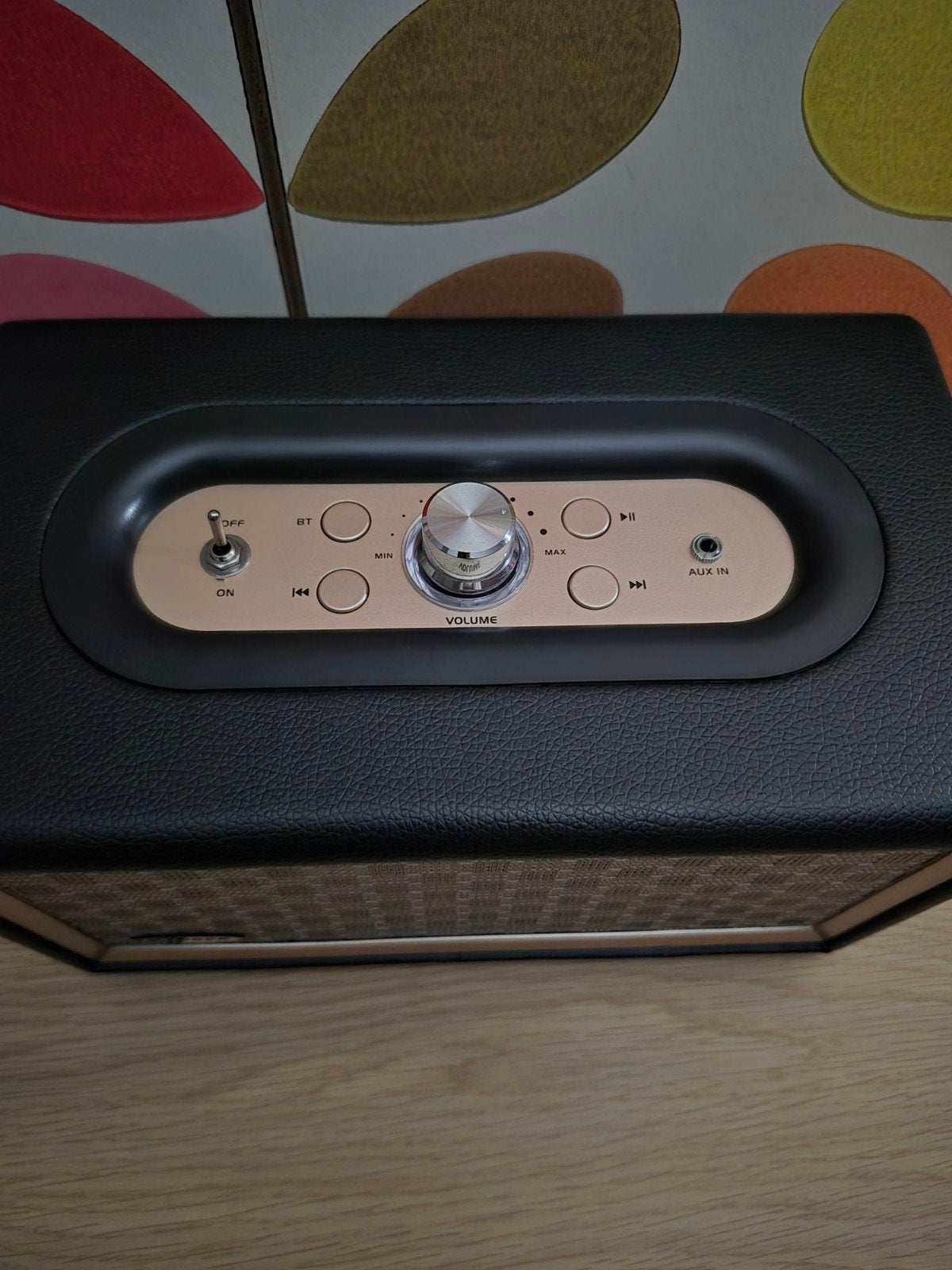 caliber retro speaker., Muziek en Instrumenten, Ophalen, Zo goed als nieuw, Minder dan 50 watt