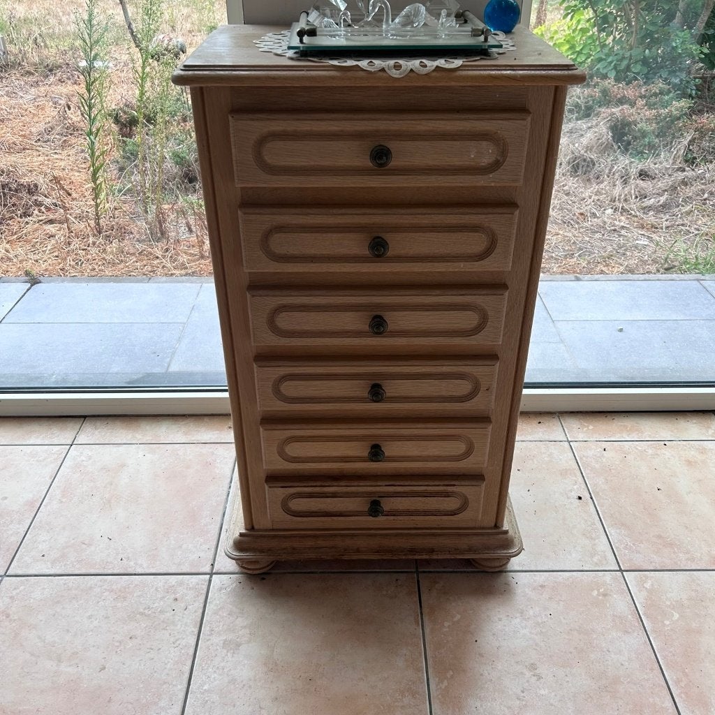 Meuble Chêne colonne à tiroirs, Maison & Meubles, Neuf, 25 à 50 cm, 5 tiroirs ou plus, Moins de 100 cm