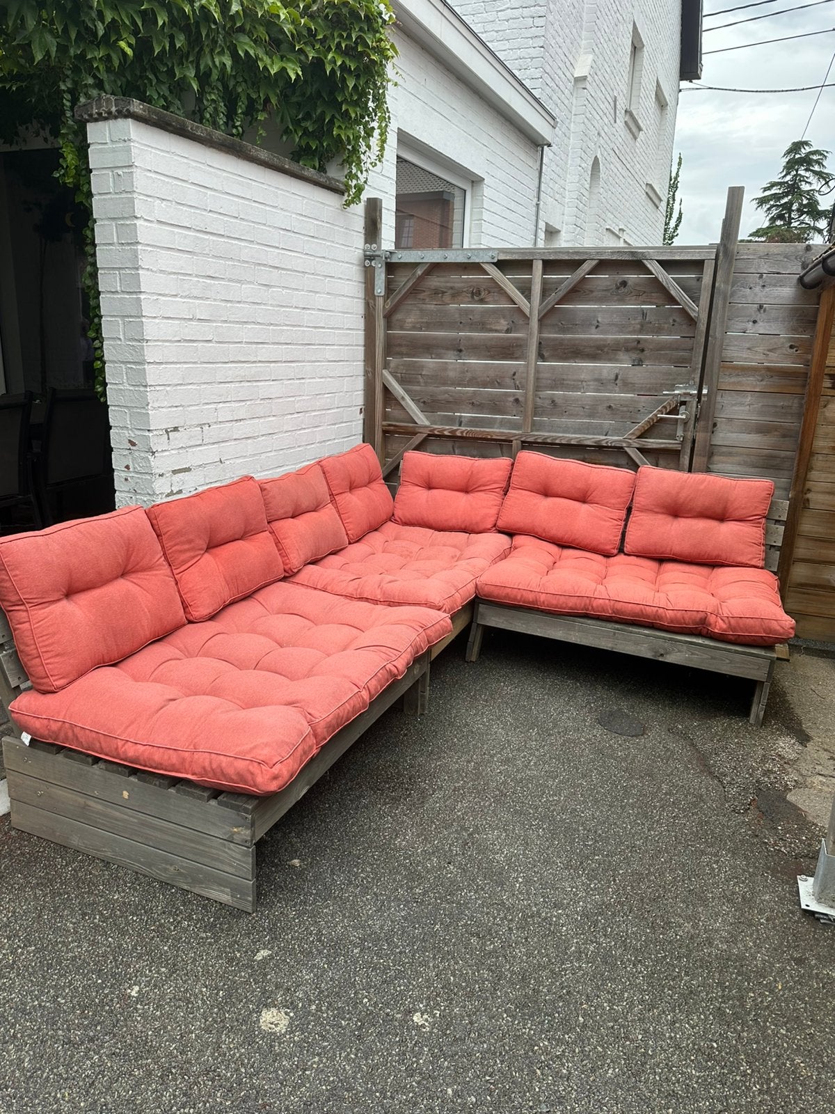 Lounge met kussens, Ophalen, Gebruikt