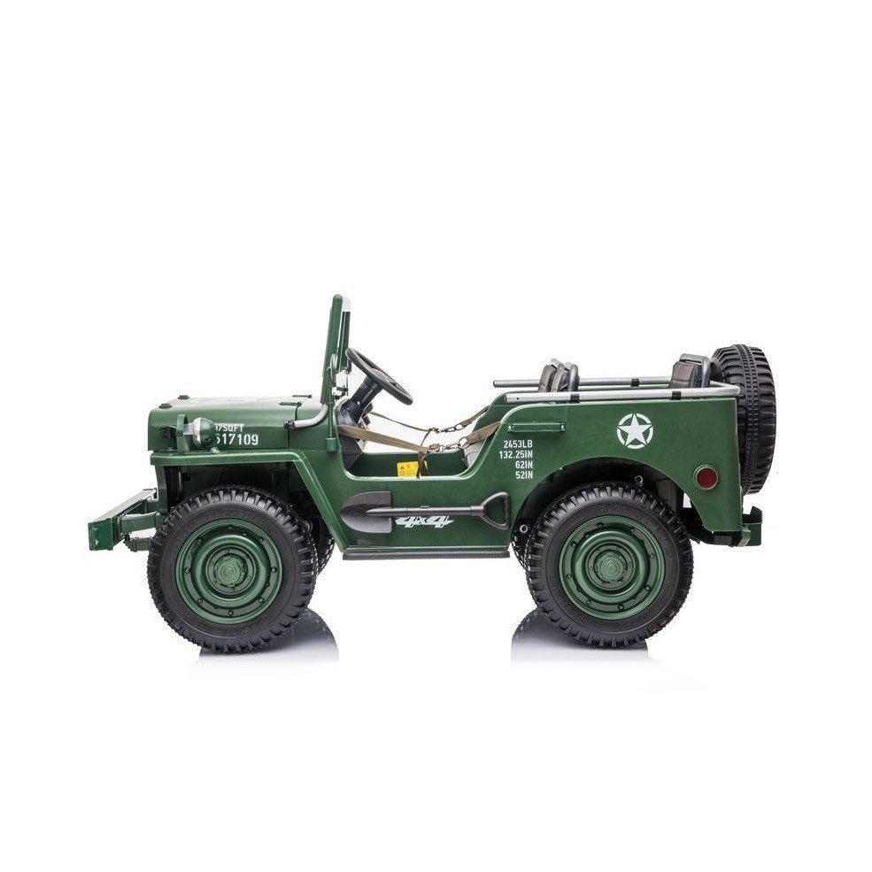 Voiture électrique enfant Jeep WILLYS 4x4 • 24V 7Ah • LUXE, Neuf