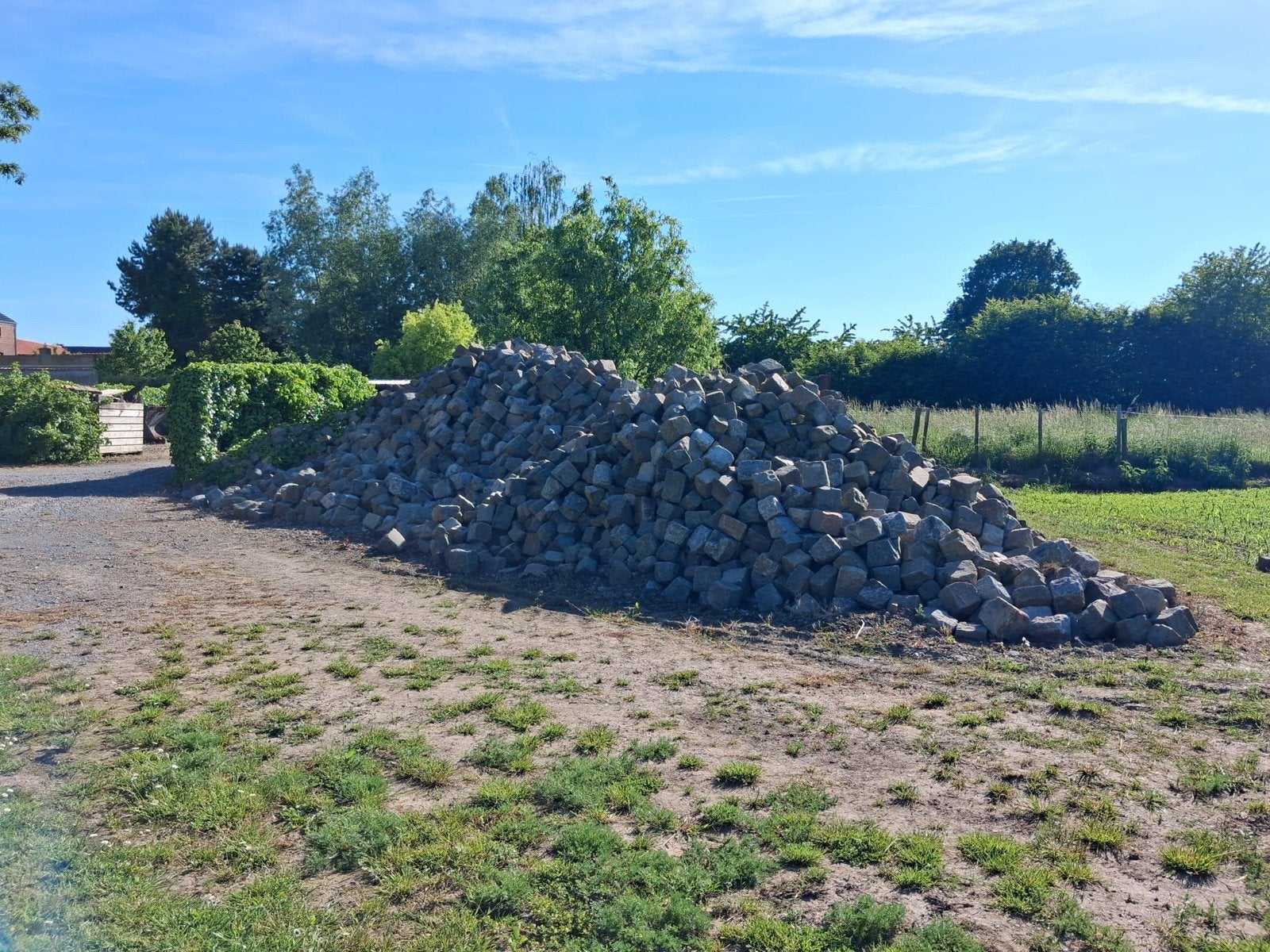 Lot kasseien, Jardin & Terrasse, Pavé & Dalles, Enlèvement, Pierre naturelle