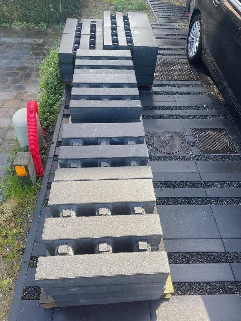 Waterpasserende tegels Stone and Style Carbon voor oprit, Tuin en Terras, Ophalen, Klinkers, Nieuw, 10 m² of meer