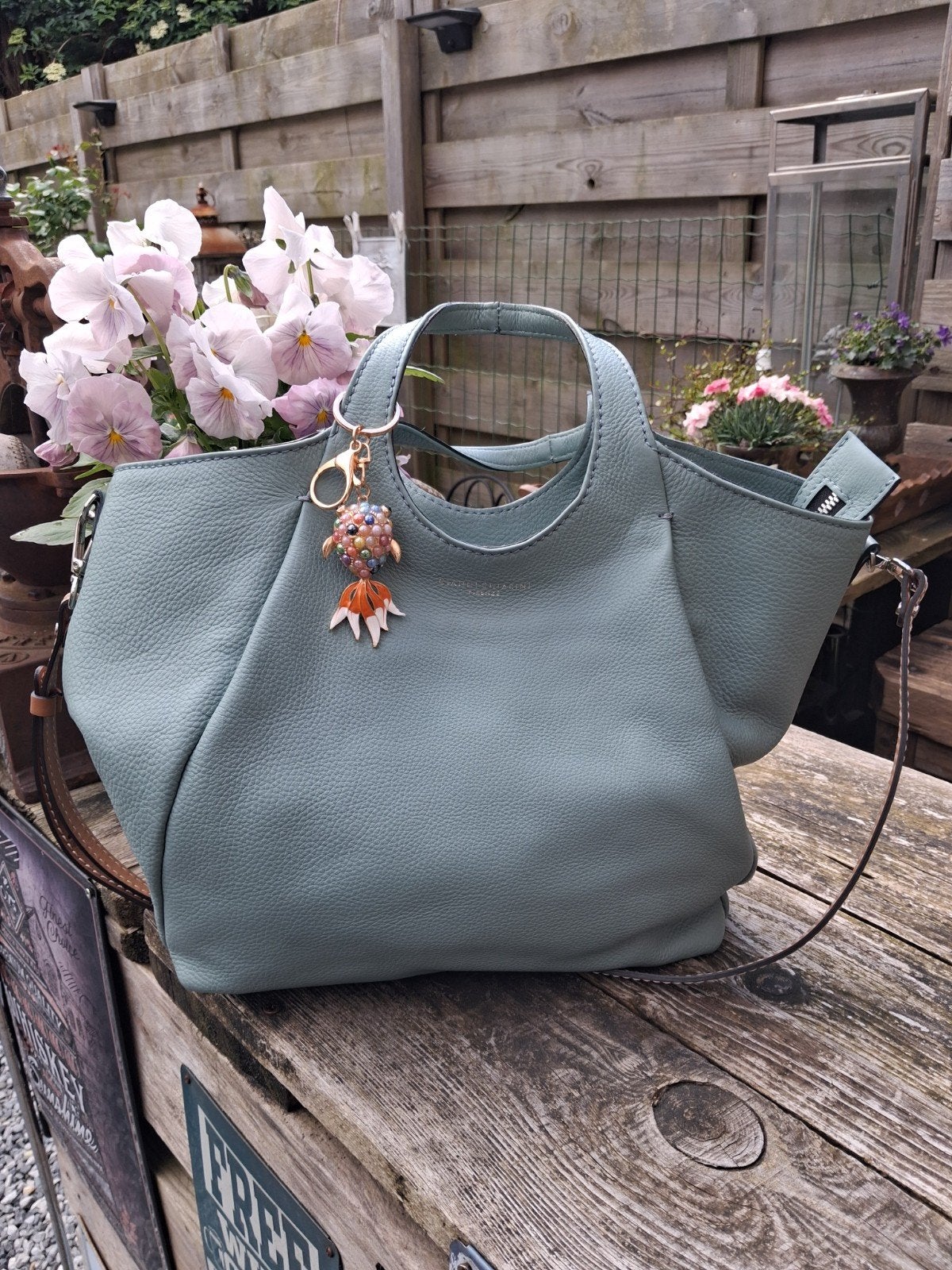 Gianni Chiarini Firenze sac de marque couleur Oasis, Enlèvement