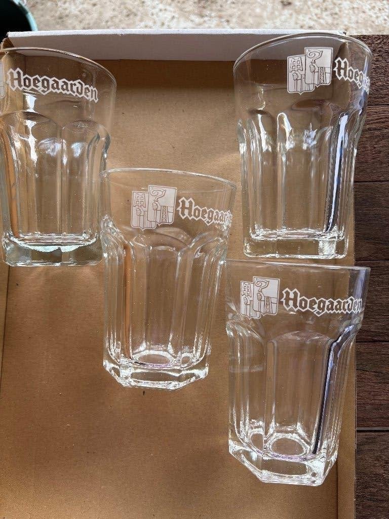 Hoegaarden (10 glazen), Ophalen, Zo goed als nieuw, Glas of Glazen, Overige merken