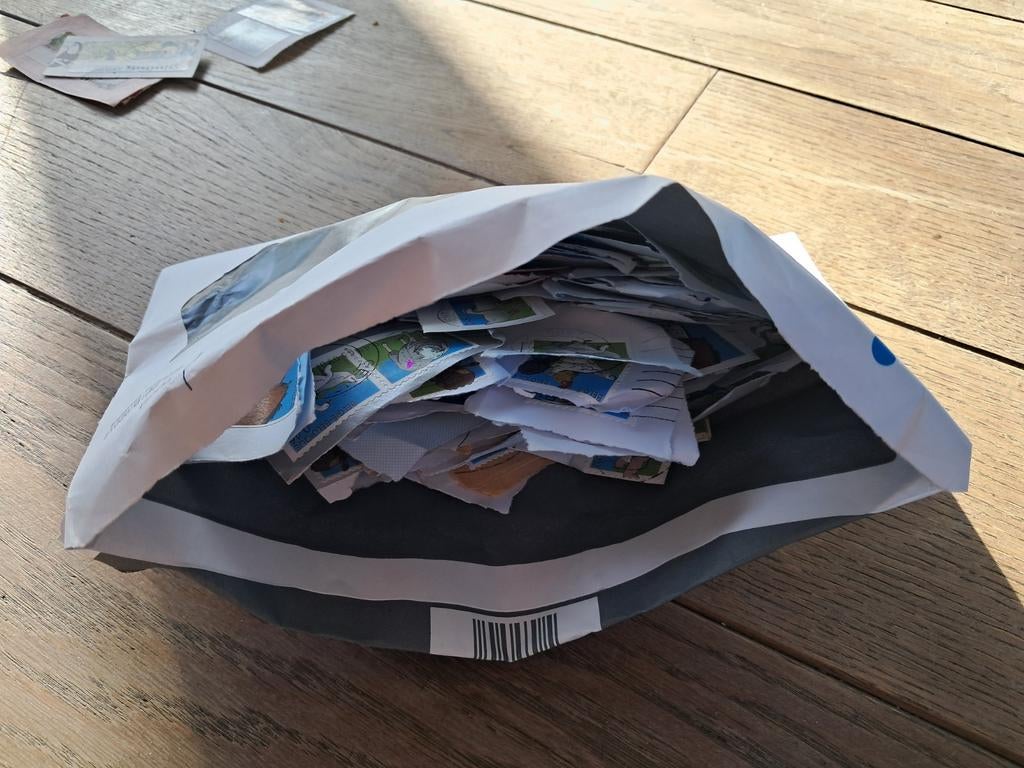 Lot v/d zelfde reeks Belgische postzegels, €0,46, boerderij, Ophalen of Verzenden