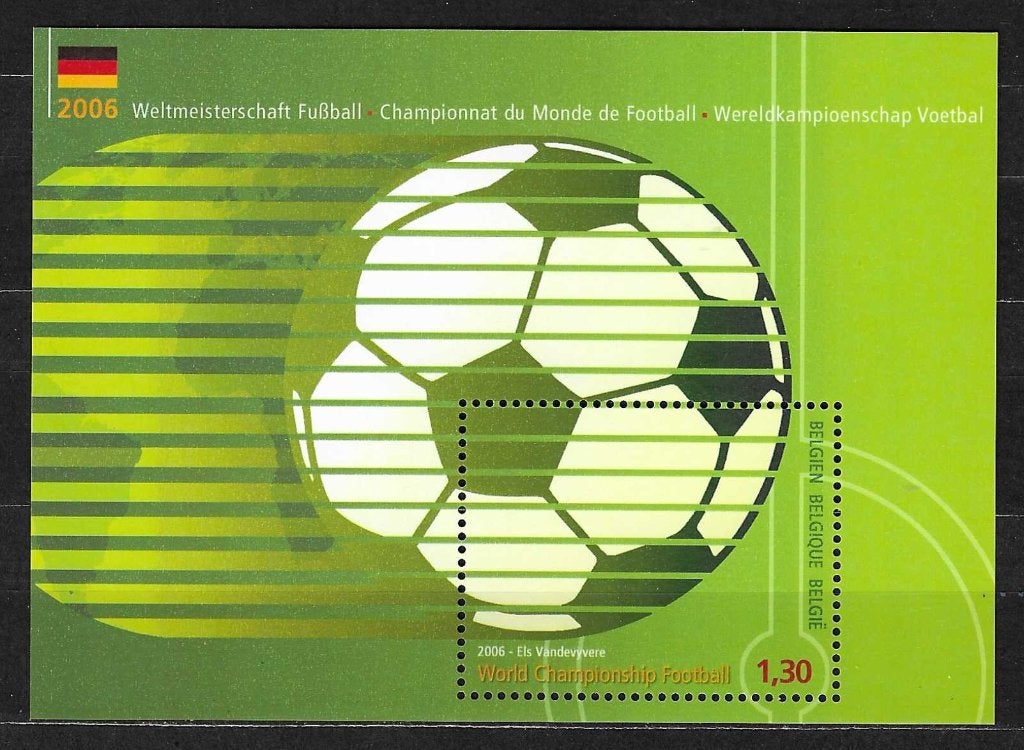 Belgique OPC BL131 Coupe du monde de football Allemagne **, Neuf, Enlèvement ou Envoi, Non oblitéré, Sport
