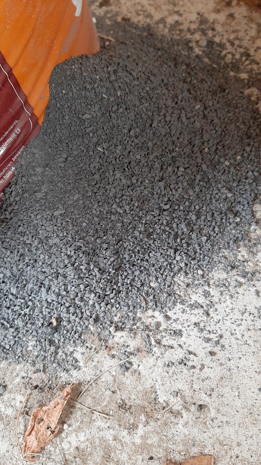 Fijn zwart grind, Tuin en Terras, Ophalen