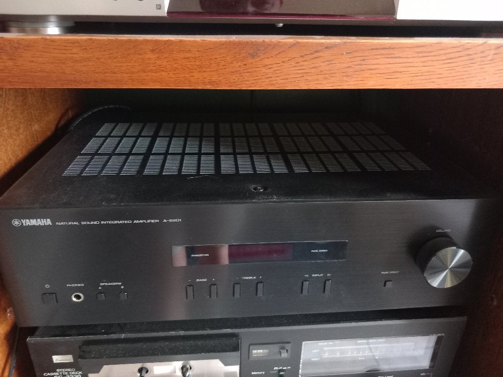 versterker, Audio, Tv en Foto, Versterkers en Ontvangers, Ophalen, Yamaha, Zo goed als nieuw, 120 watt of meer