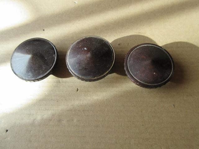 Lot de 3 boutons tsf bakelite, Antiquités & Art, Enlèvement ou Envoi