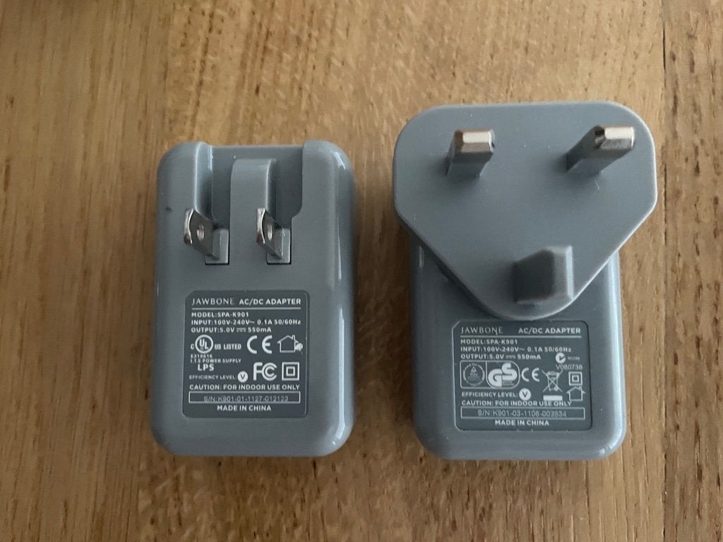 Chargeur USB A Jawbone original 5V 550mA pour USA - UK - CAN, Télécoms, Téléphonie mobile | Chargeurs pour téléphone, Enlèvement ou Envoi