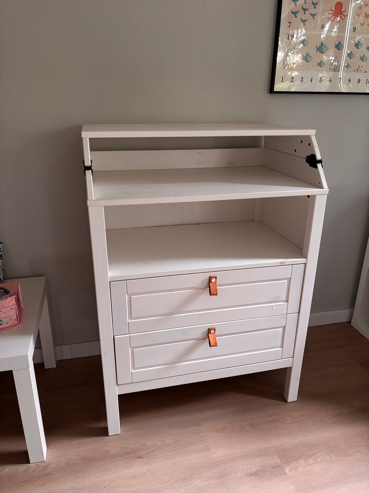 Ververstafel / ladekast / bureau, Kinderen en Baby's, Ophalen, 70 cm of meer, Zo goed als nieuw, 75 tot 100 cm