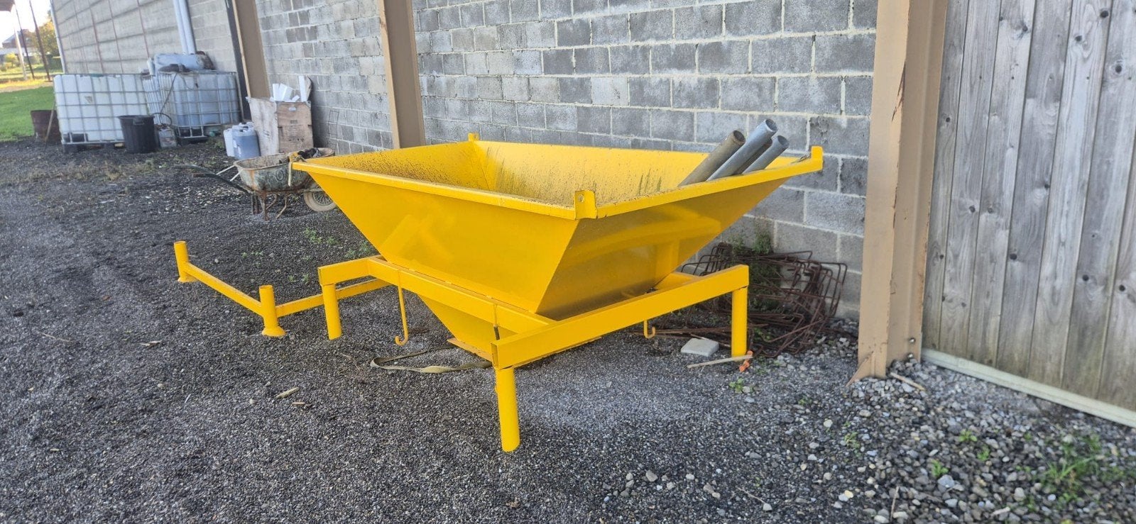 TREMIE métallique pour big bag, Enlèvement