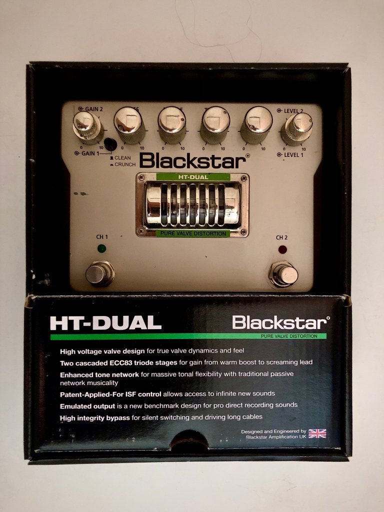 Pédale d'effet à lampe guitare HT-Dual Blackstar distortion, Enlèvement ou Envoi, Utilisé, Distortion, Overdrive ou Fuzz