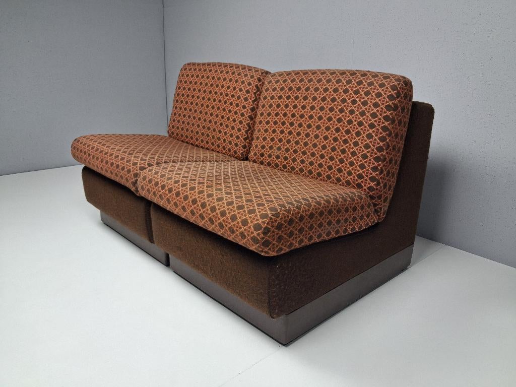 Modulaire Vintage Fauteuils / Bank, Jaren 60, Huis en Inrichting, Ophalen, Gebruikt, Vintage, 75 tot 100 cm