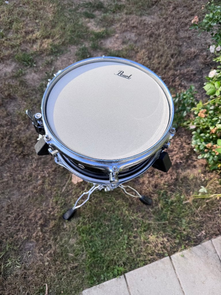 Pearl Short Fuse 10" + pied de caisse claire – 120 €, Enlèvement, Comme neuf, Pearl