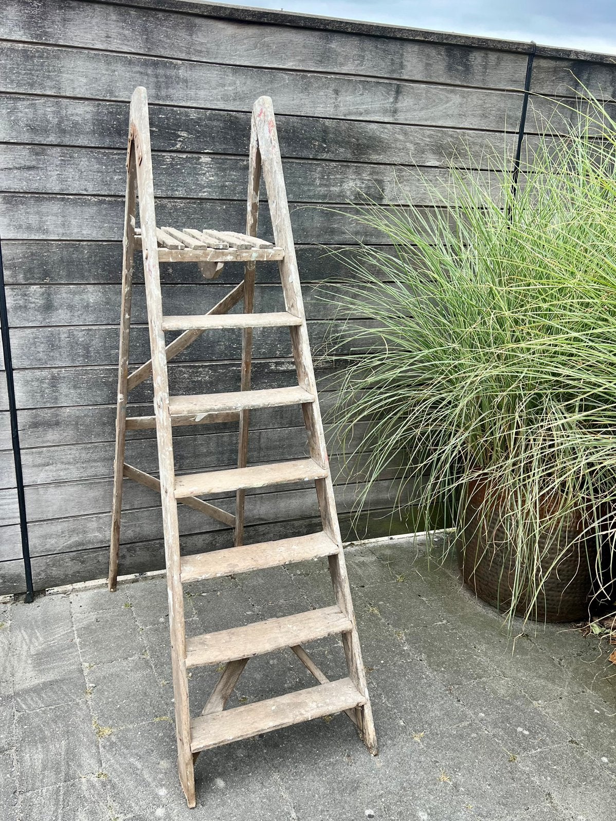 Decoratieve ladder, Tuin en Terras, Tuinwanddecoratie, Ophalen, Gebruikt