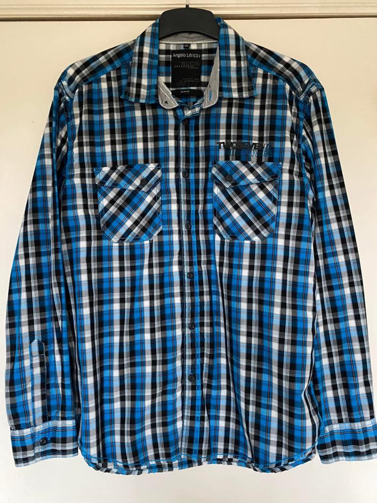 Angelo Litrico C&A Collection hemd maat XL 43/44, Kleding | Heren, Overhemden, Zo goed als nieuw, Ophalen of Verzenden