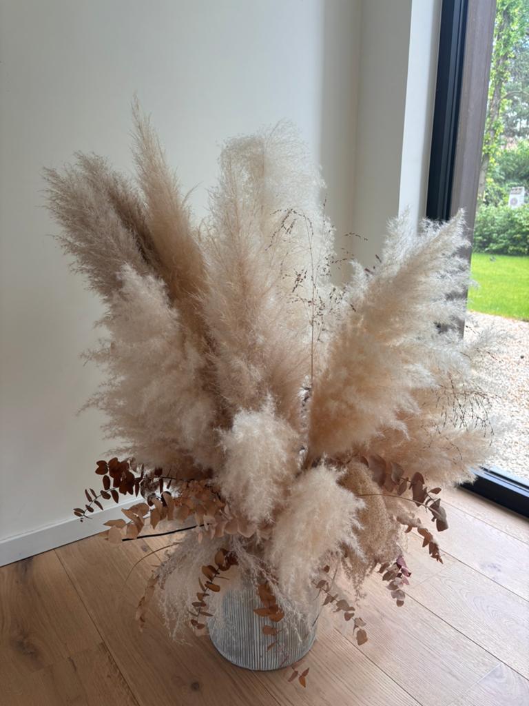 Vals boeket, Huis en Inrichting, Woonaccessoires | Droogbloemen, Ophalen, Zo goed als nieuw