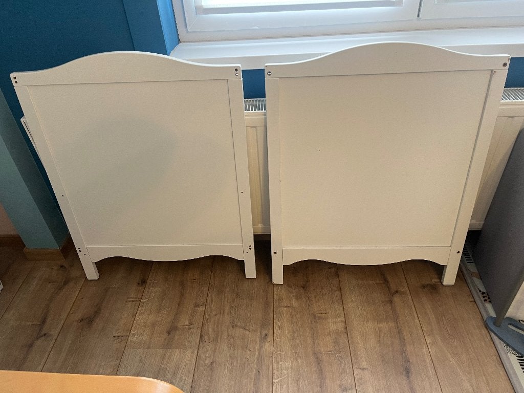 SMÅGÖRA Babybedje, wit, 60x120 cm, Ophalen, Zo goed als nieuw, Ledikant