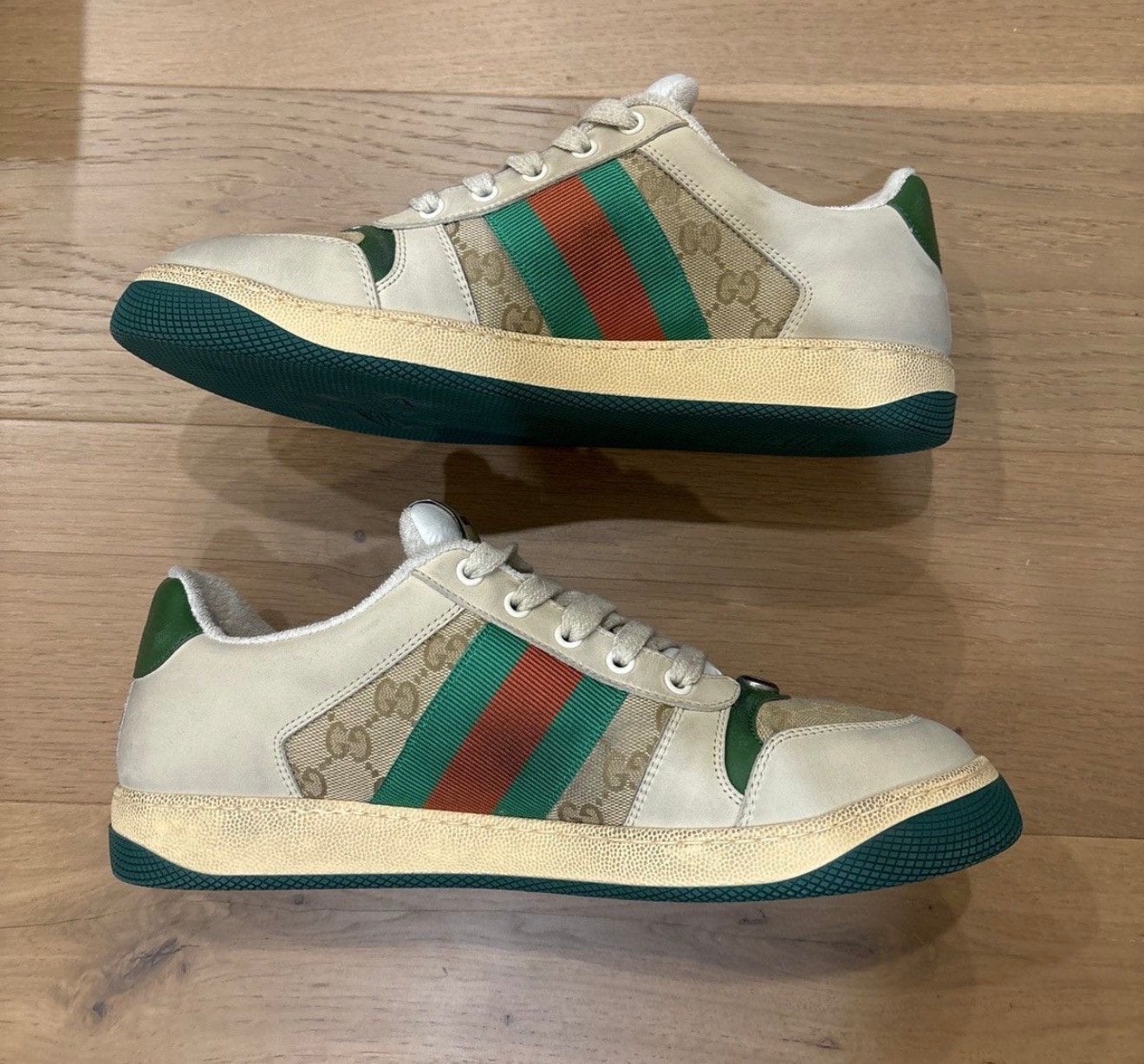 Gucci Screener schoenen, Kleding | Heren, Schoenen, Ophalen of Verzenden, Zo goed als nieuw
