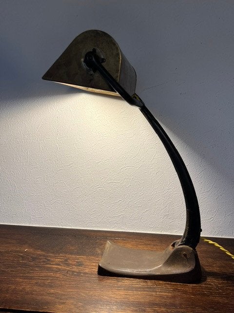 Lampe de bureau Art nouveau ancienne du fabricant Schaco, Antiquités & Art, Enlèvement