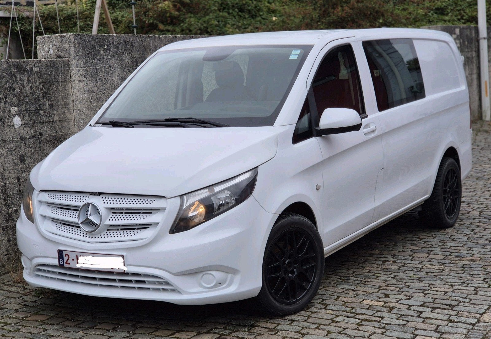 Mercedes vito doub cabine 5pls an2017.235mkm 11000€, Cuir, Euro 6, Boîte manuelle, Mercedes-Benz
